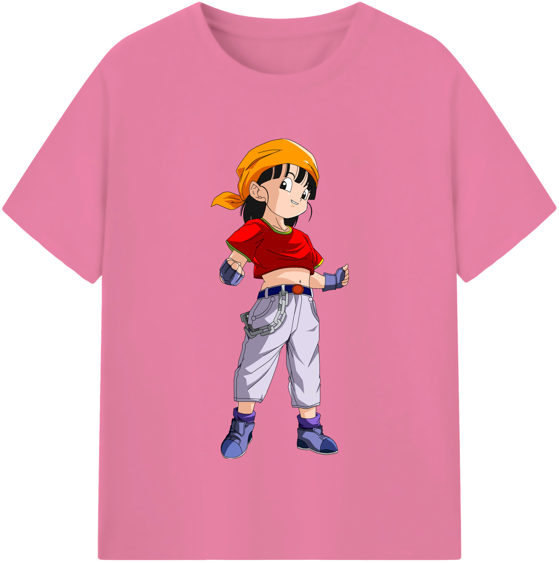（画像用） ドラゴンボール パン DRAGON BALL Pan 綿100％半袖Tシャツ（フロントプリント）